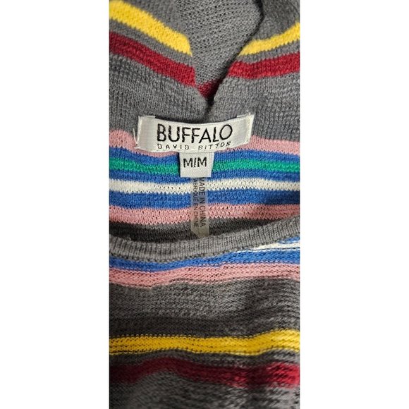 Buffalo David Bitton Tank Top Halter Gray Multicolor Women's Medium Razor Back - Picture 7 of 7